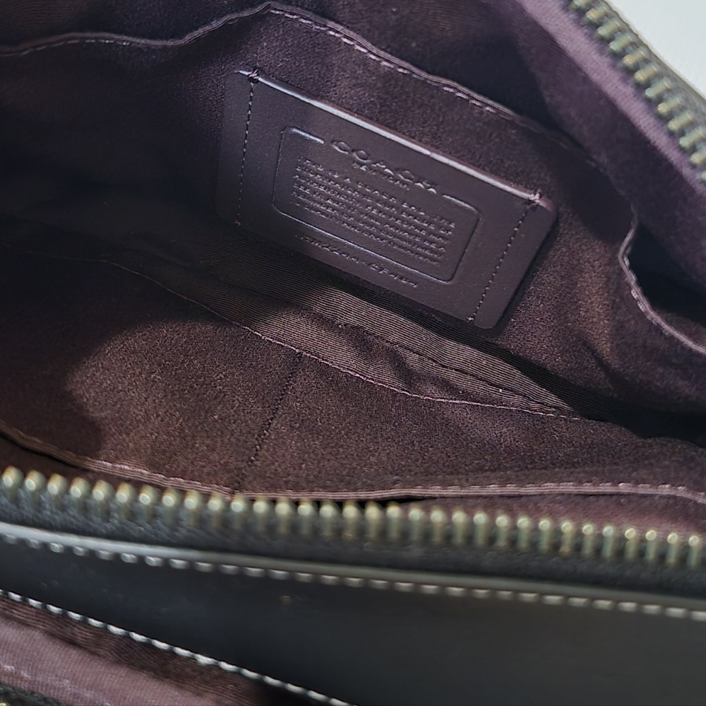 Coach CF484 Graham Midnight Crossbody Coach Monogram Print Canvas And Leather - Picture 13 of 16